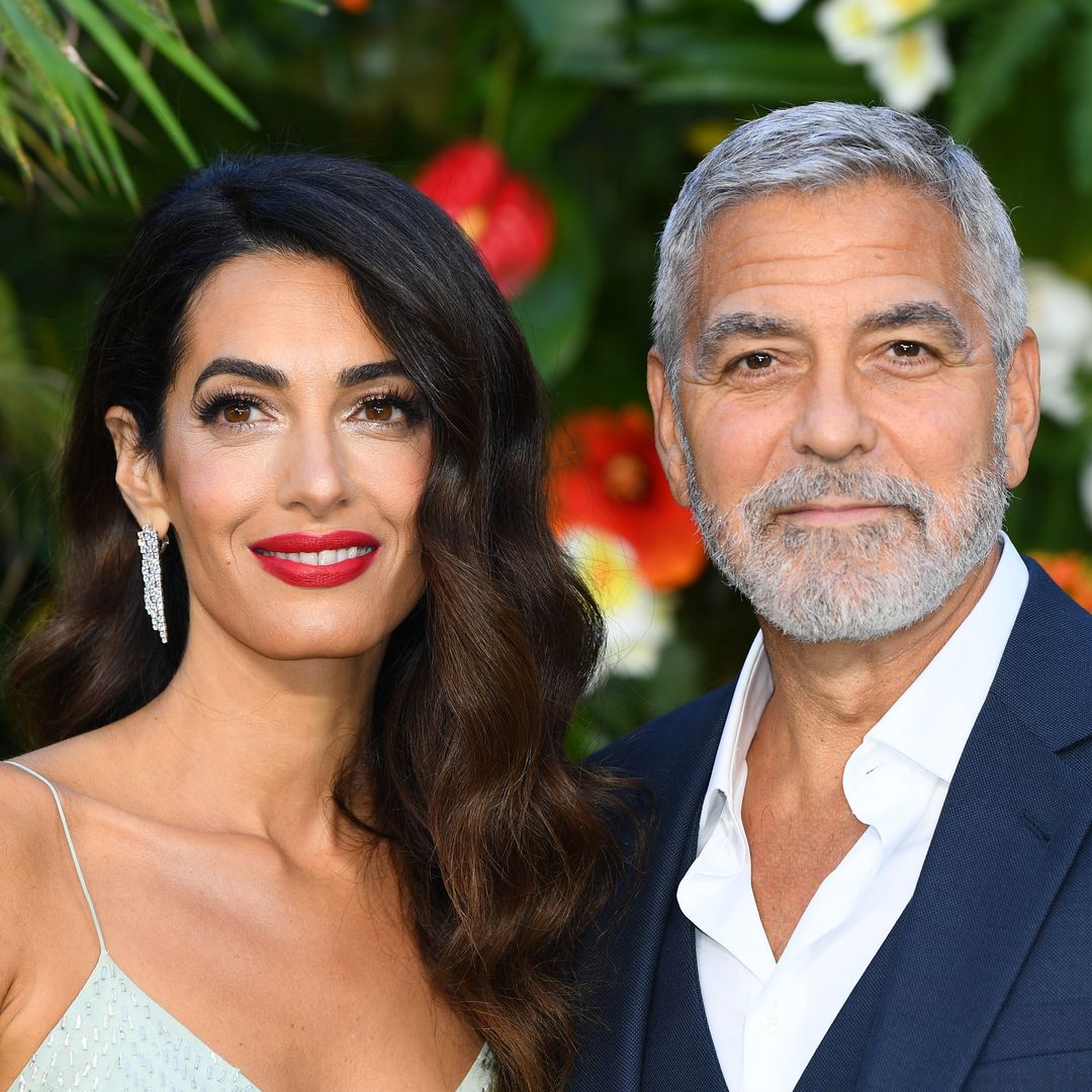 Amal Clooney could be a movie star in shoulder-baring dress alongside husband George