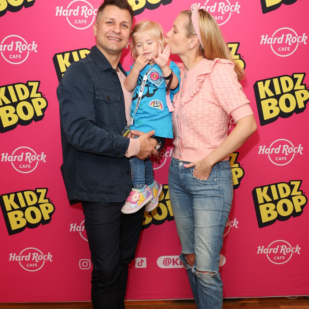 Rachel Riley's toddler daughter Noa is her double with platinum blonde curls in new photos