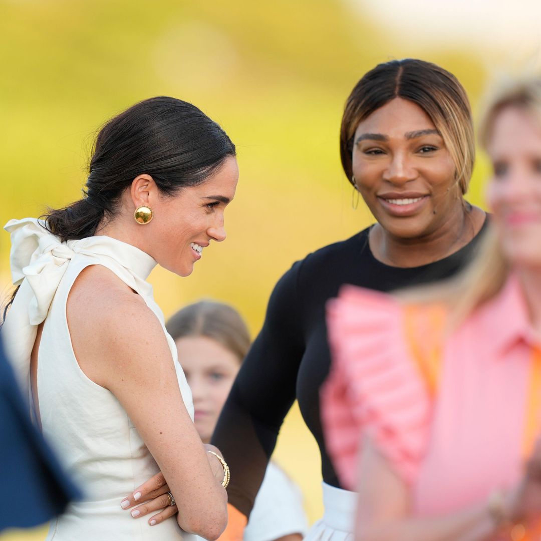 Serena Williams joins BFF Meghan Markle at Prince Harry's polo cup