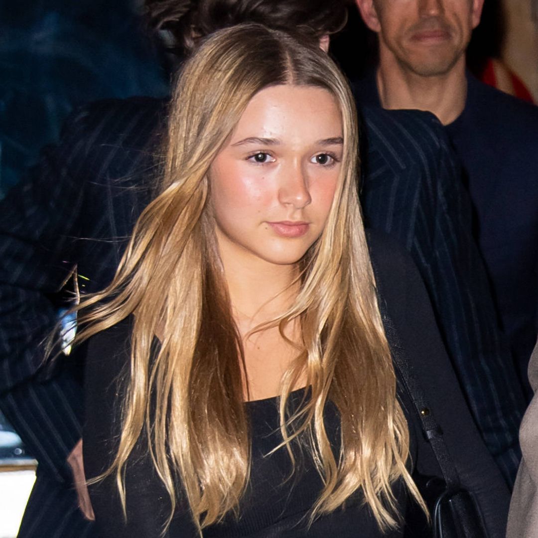 Harper Beckham, 12, is mum Victoria's actual lookalike in £300 floral dress