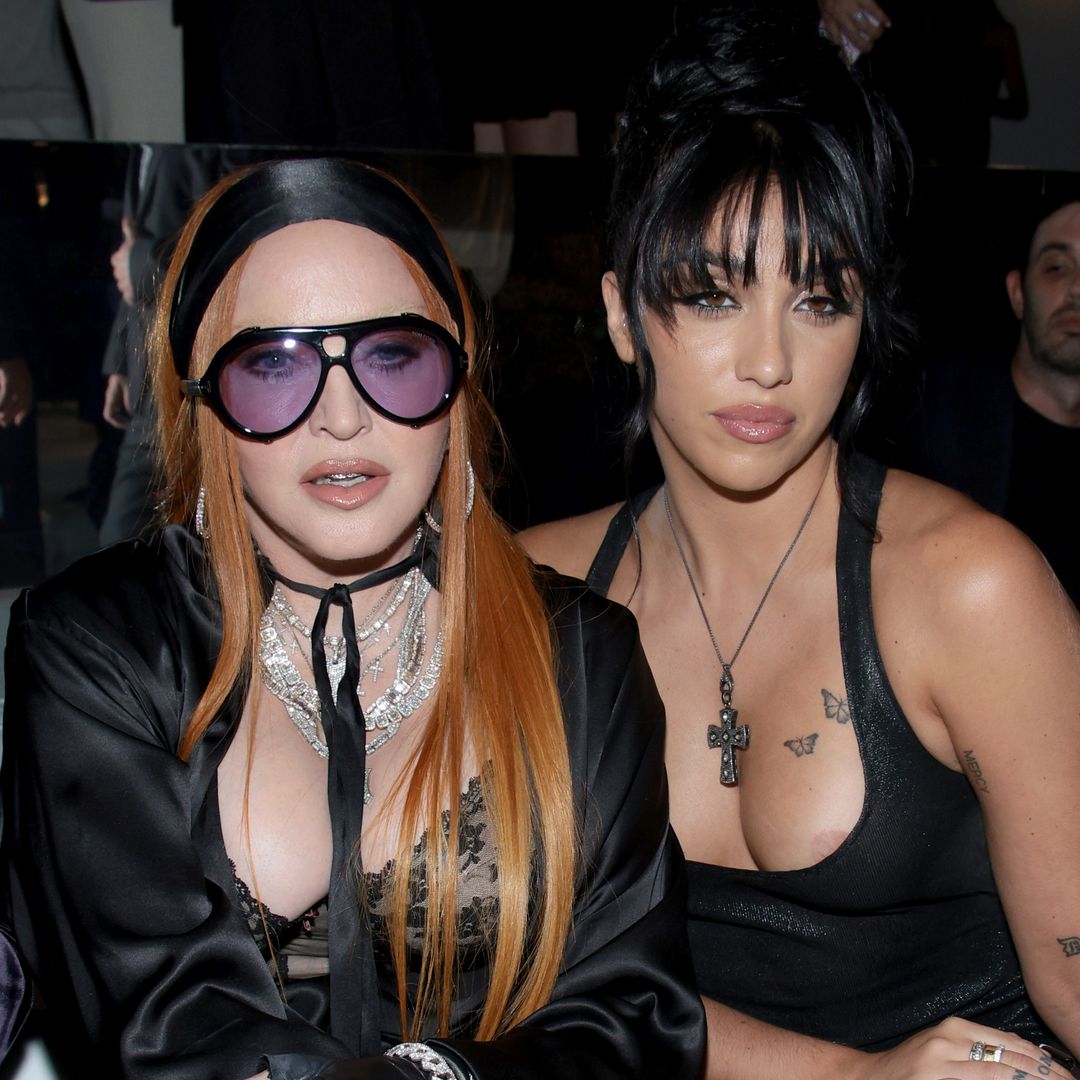 Madonna's daughter Lourdes Leon stuns in cut-out black dress as she confesses 'my heart is in my throat' after very special night