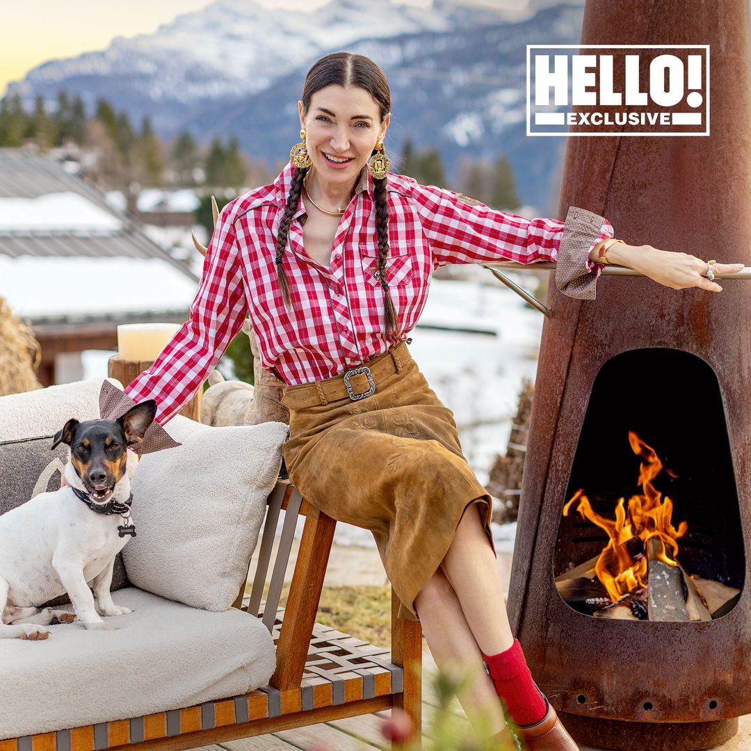 Italian fashion designer Elisabetta Franchi opens doors to luxury chalet - see inside