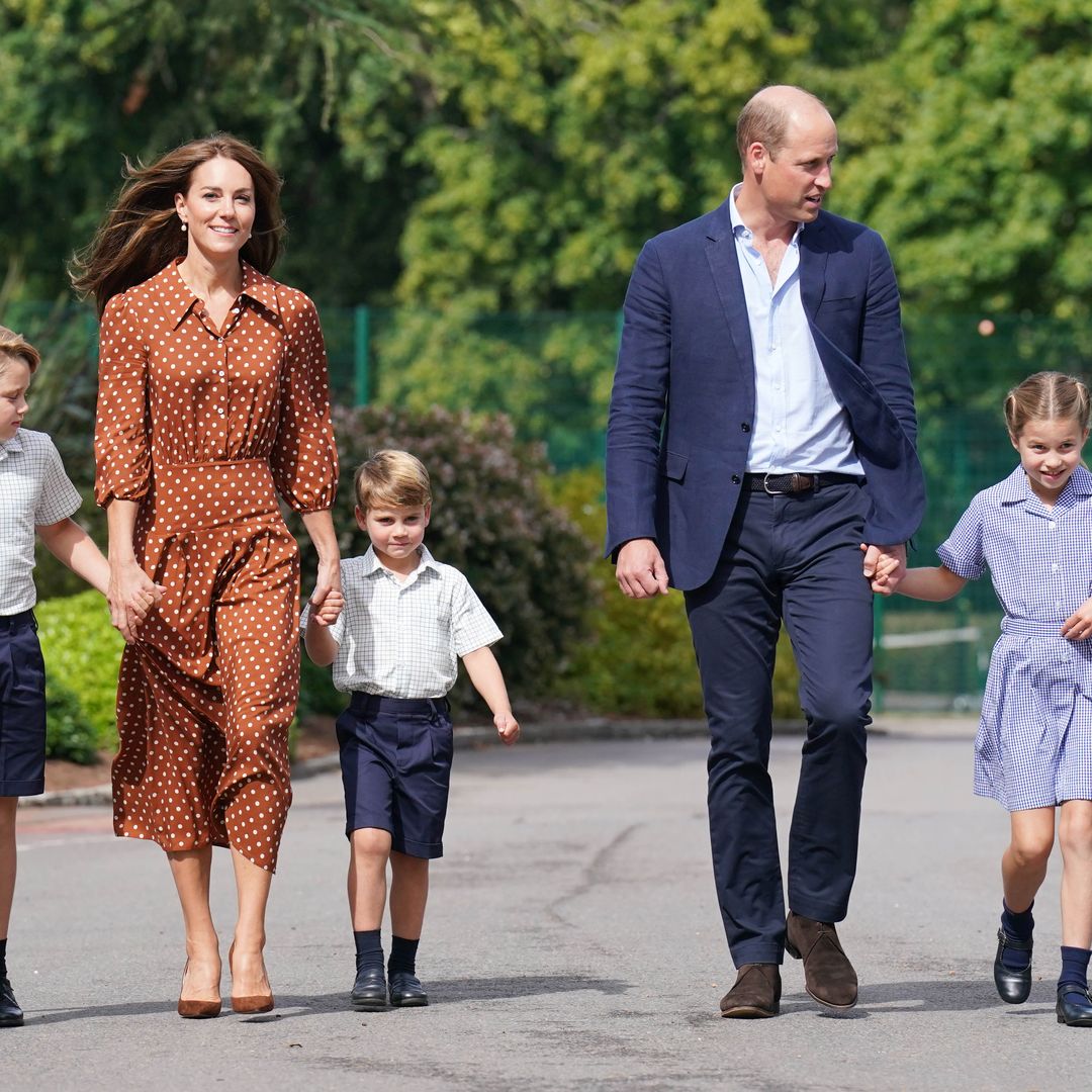 Who is looking after the Princess of Wales' children while she recovers from abdominal surgery?