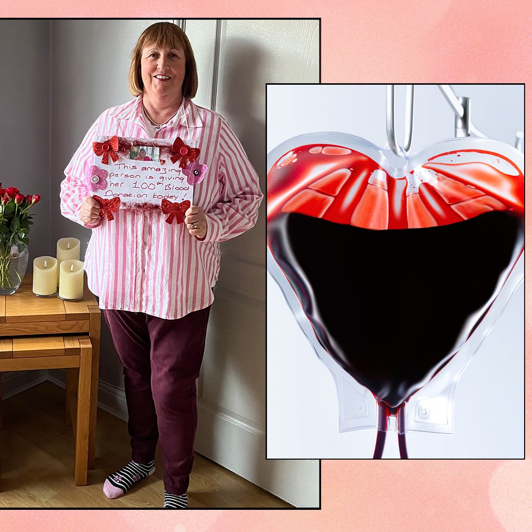 I've donated blood 100 times – and it's inspired my family to do the same