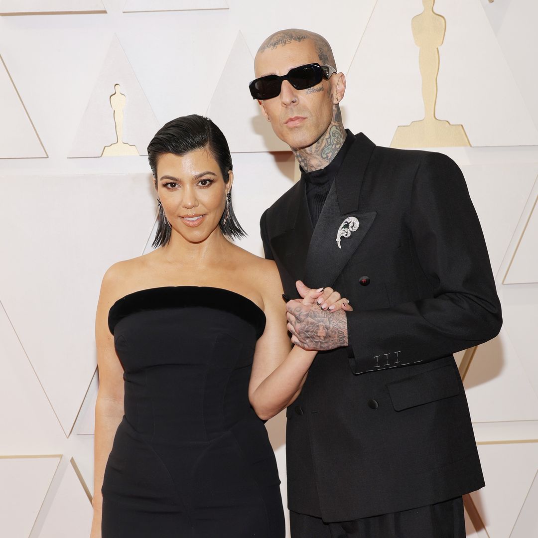 Kourtney Kardashian's son Rocky is taking after dad Travis Barker in touching new photo